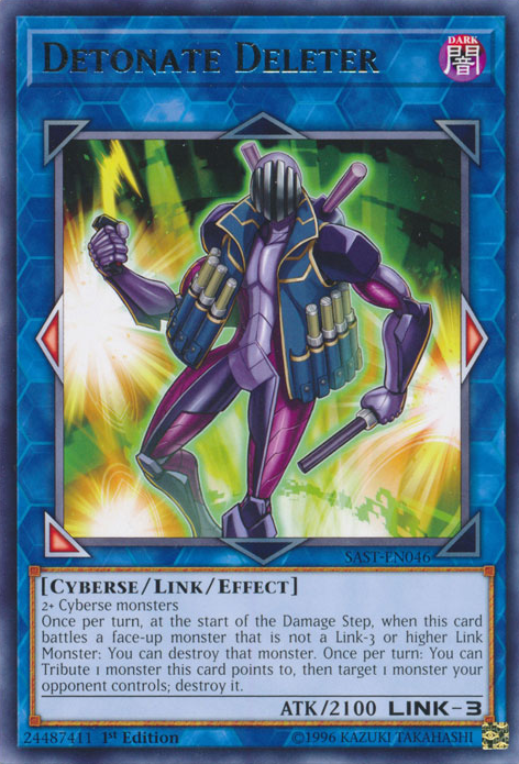 Detonate Deleter [SAST-EN046] Rare | Jomio and Rueliete's Cards and Comics