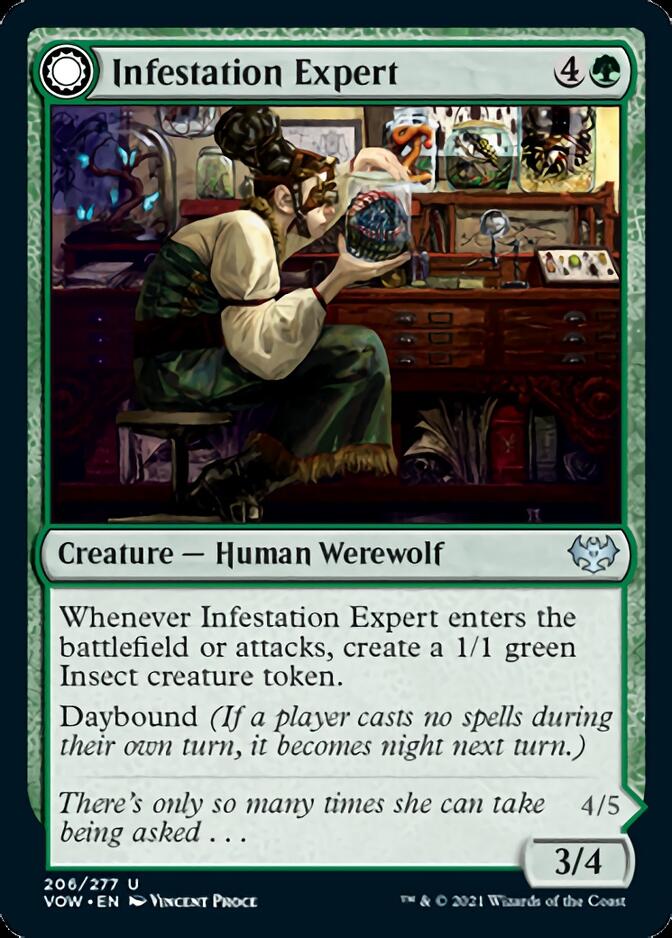Infestation Expert // Infested Werewolf [Innistrad: Crimson Vow] | Jomio and Rueliete's Cards and Comics