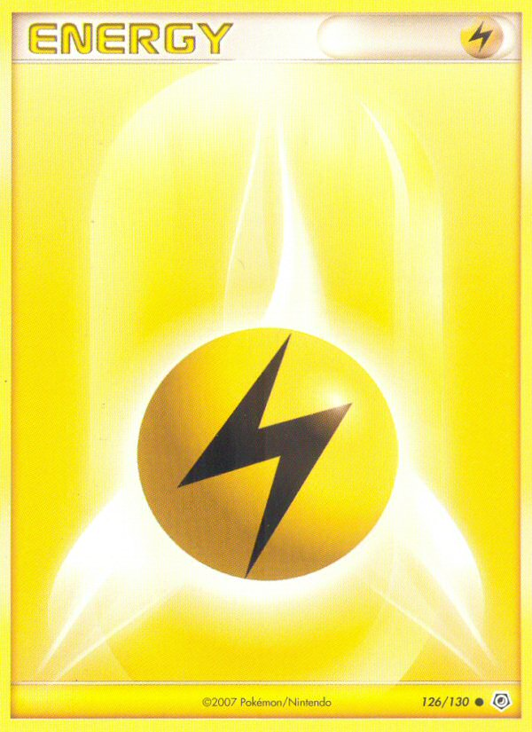 Lightning Energy (126/130) [Diamond & Pearl: Base Set] | Jomio and Rueliete's Cards and Comics