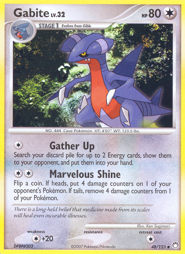 Gabite (48/123) [Diamond & Pearl: Mysterious Treasures] | Jomio and Rueliete's Cards and Comics