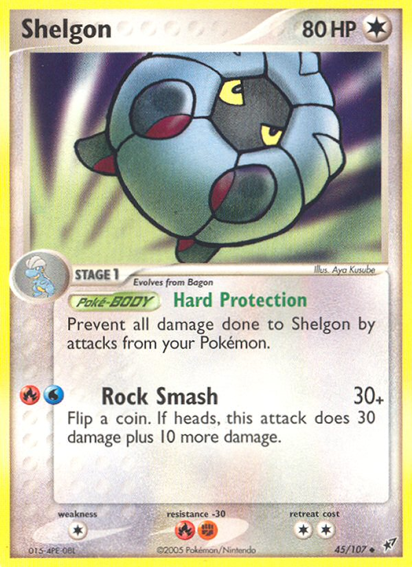 Shelgon (45/107) [EX: Deoxys] | Jomio and Rueliete's Cards and Comics