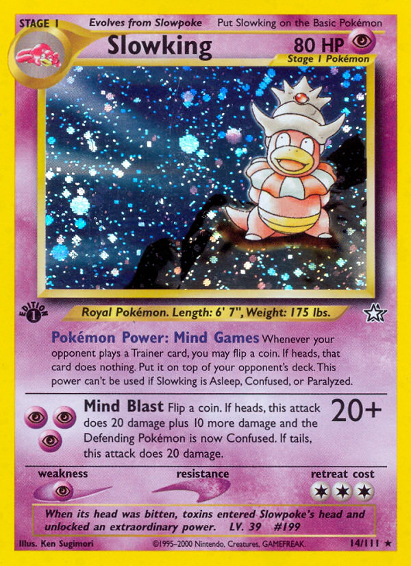 Slowking (14/111) [Neo Genesis 1st Edition] | Jomio and Rueliete's Cards and Comics