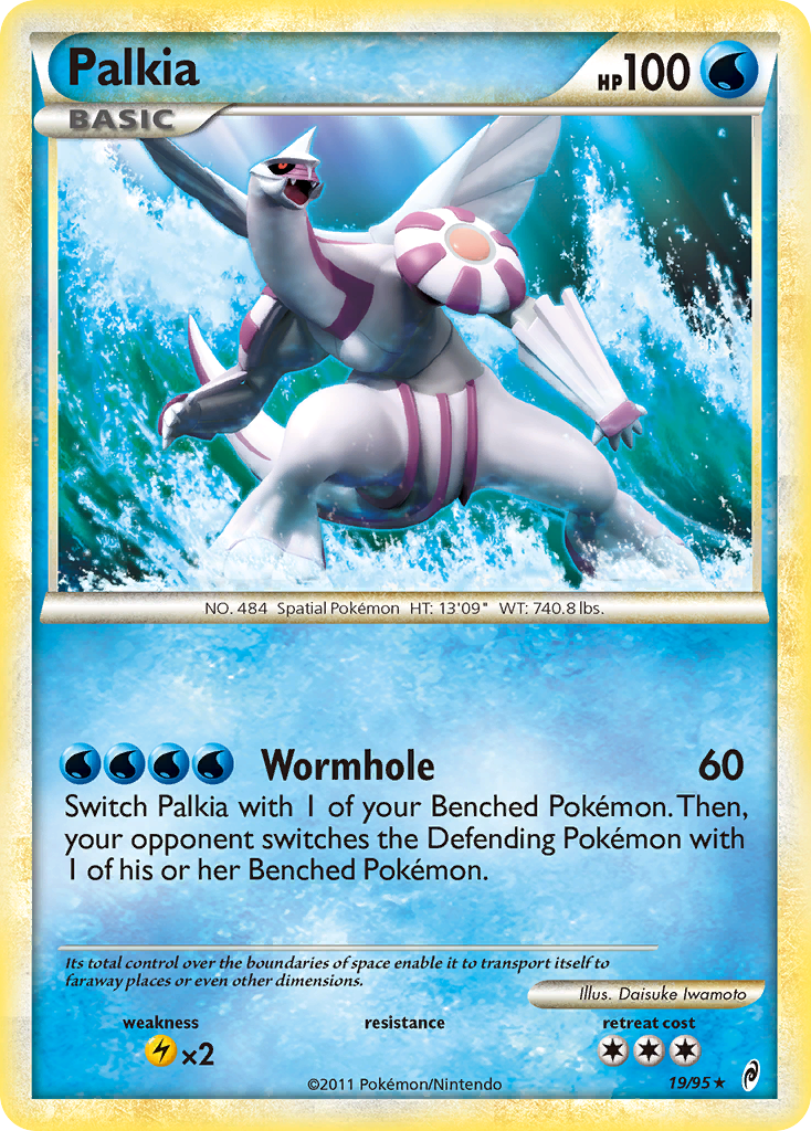 Palkia (19/95) [HeartGold & SoulSilver: Call of Legends] | Jomio and Rueliete's Cards and Comics