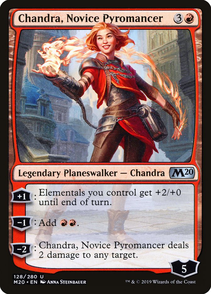 Chandra, Novice Pyromancer [Core Set 2020] | Jomio and Rueliete's Cards and Comics