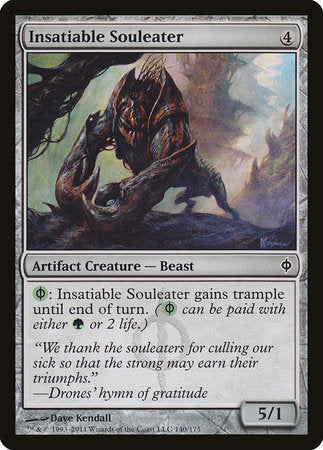 Insatiable Souleater [New Phyrexia] | Jomio and Rueliete's Cards and Comics