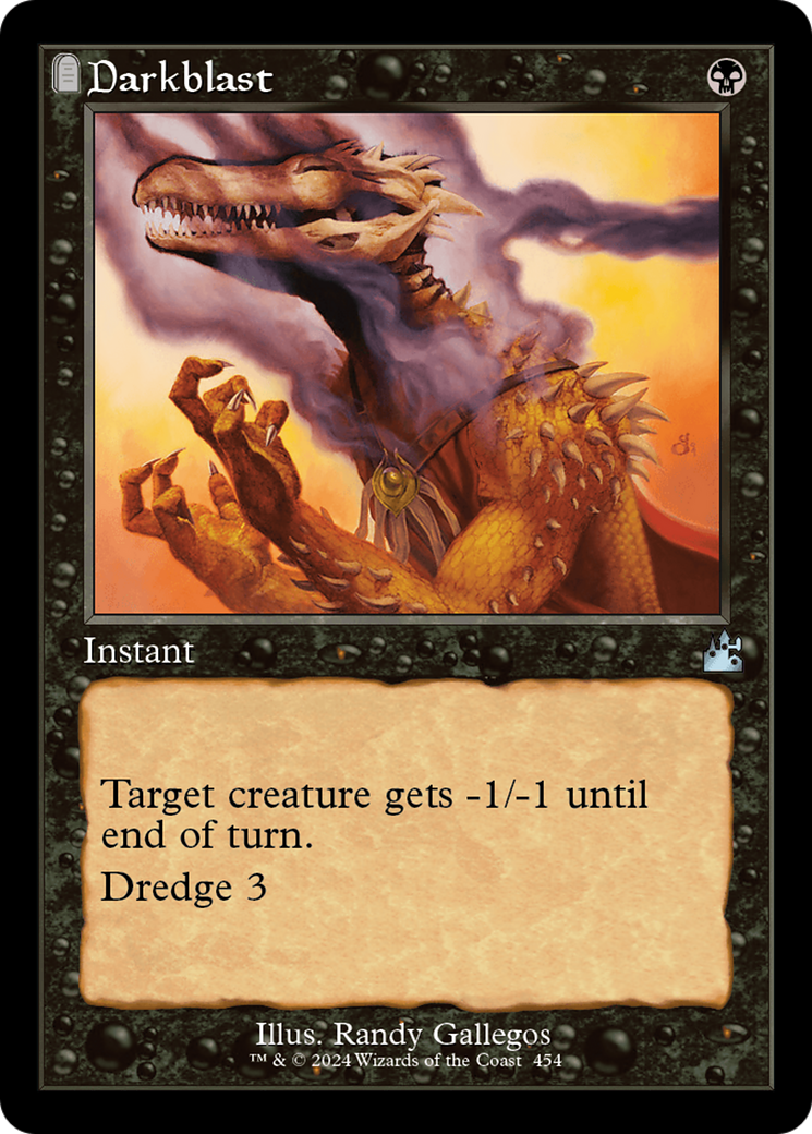 Darkblast (Retro Frame) [Ravnica Remastered] | Jomio and Rueliete's Cards and Comics