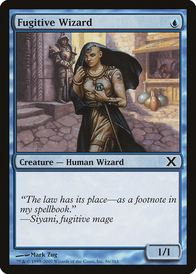 Fugitive Wizard [Tenth Edition] | Jomio and Rueliete's Cards and Comics