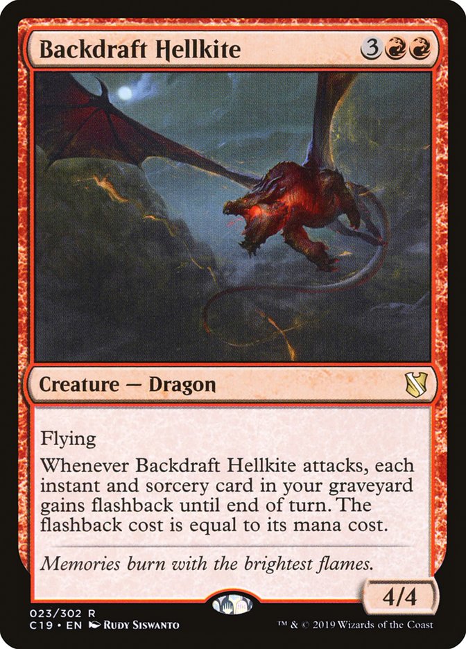 Backdraft Hellkite [Commander 2019] | Jomio and Rueliete's Cards and Comics