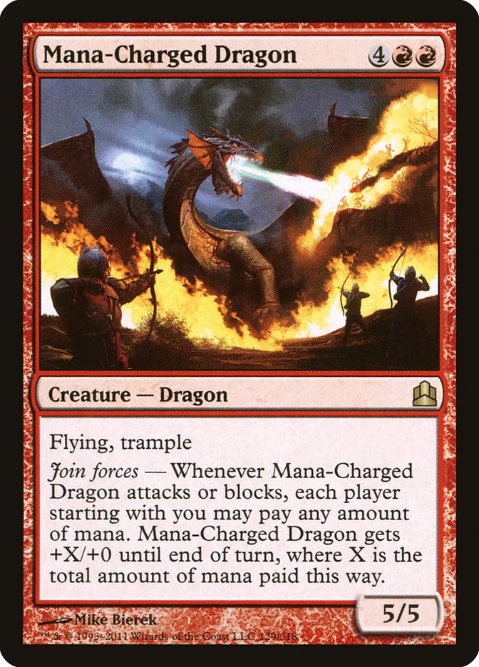 Mana-Charged Dragon [Commander 2011] | Jomio and Rueliete's Cards and Comics