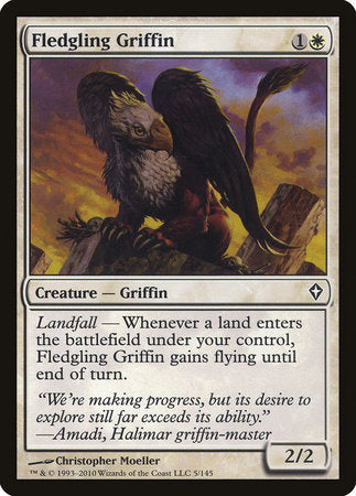 Fledgling Griffin [Worldwake] | Jomio and Rueliete's Cards and Comics