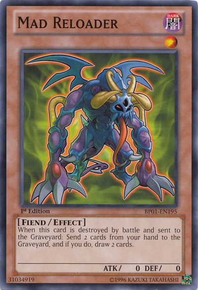 Mad Reloader [BP01-EN195] Common | Jomio and Rueliete's Cards and Comics