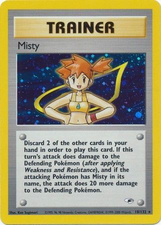 Misty (18/132) [Gym Heroes Unlimited] | Jomio and Rueliete's Cards and Comics