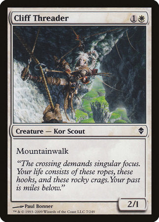 Cliff Threader [Zendikar] | Jomio and Rueliete's Cards and Comics