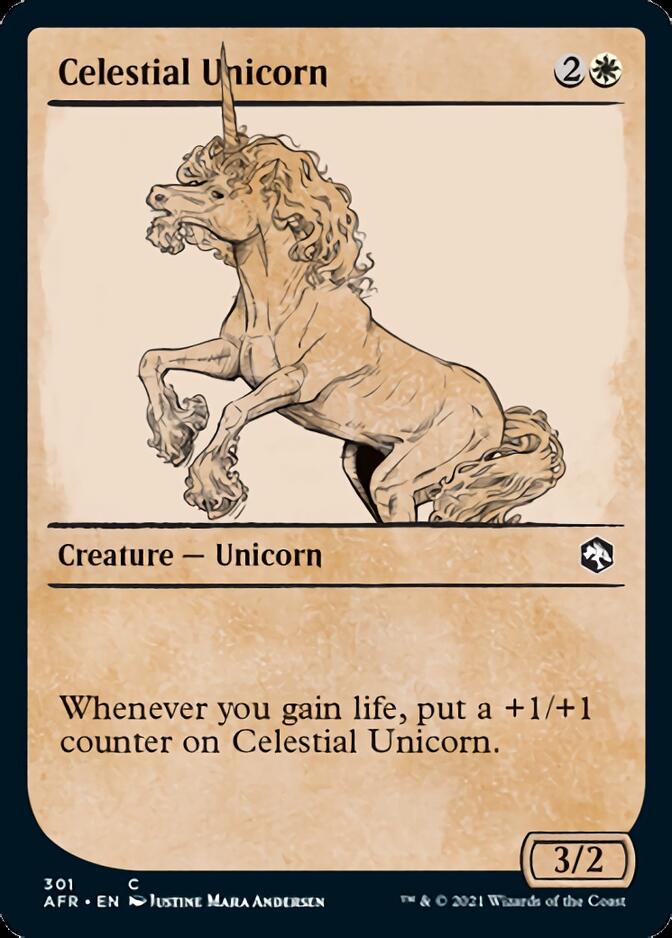 Celestial Unicorn (Showcase) [Dungeons & Dragons: Adventures in the Forgotten Realms] | Jomio and Rueliete's Cards and Comics