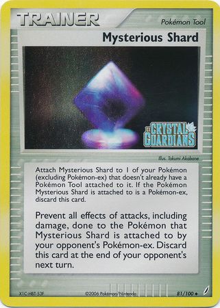 Mysterious Shard (81/100) (Stamped) [EX: Crystal Guardians] | Jomio and Rueliete's Cards and Comics