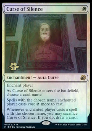 Curse of Silence [Innistrad: Midnight Hunt Prerelease Promos] | Jomio and Rueliete's Cards and Comics