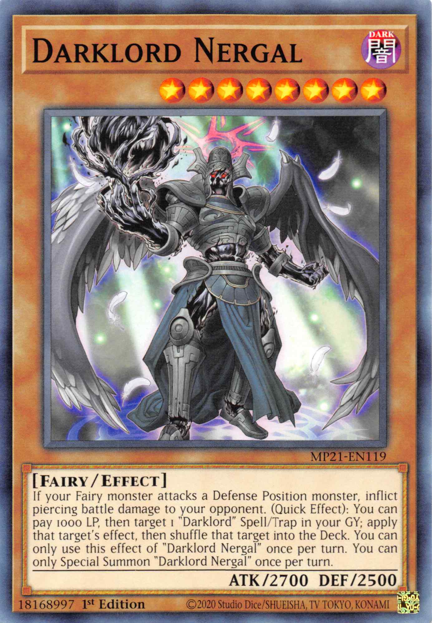 Darklord Nergal [MP21-EN119] Common | Jomio and Rueliete's Cards and Comics