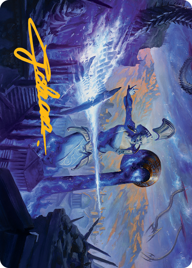 Ephara, Ever-Sheltering Art Card (Gold-Stamped Signature) [March of the Machine Art Series] | Jomio and Rueliete's Cards and Comics