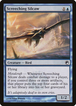 Screeching Silcaw [Scars of Mirrodin] | Jomio and Rueliete's Cards and Comics