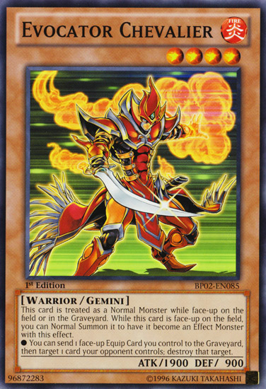 Evocator Chevalier [BP02-EN085] Mosaic Rare | Jomio and Rueliete's Cards and Comics
