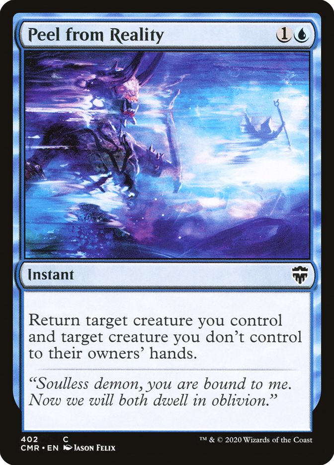 Peel from Reality [Commander Legends] | Jomio and Rueliete's Cards and Comics