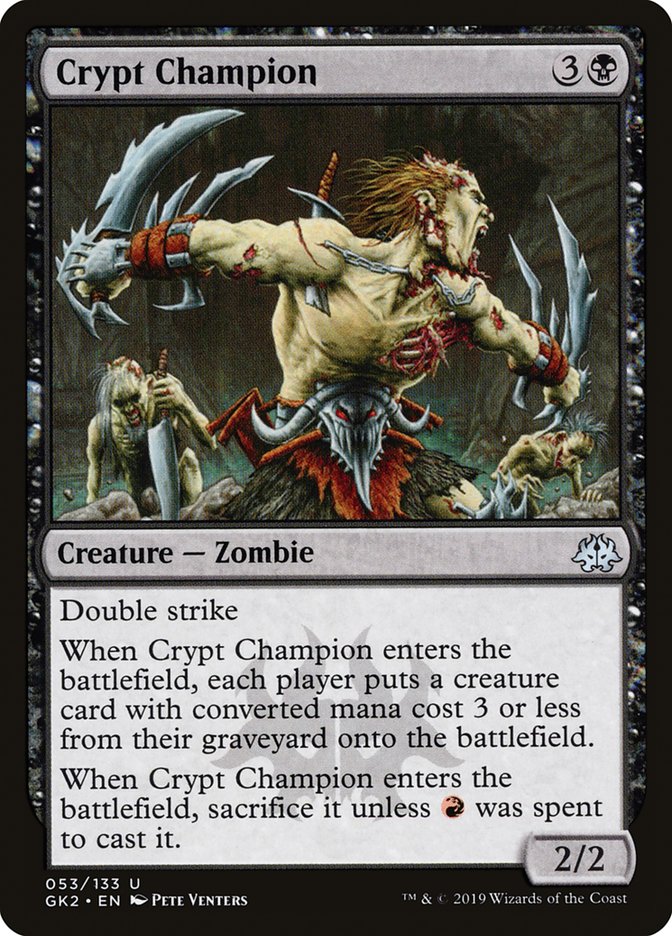 Crypt Champion [Ravnica Allegiance Guild Kit] | Jomio and Rueliete's Cards and Comics