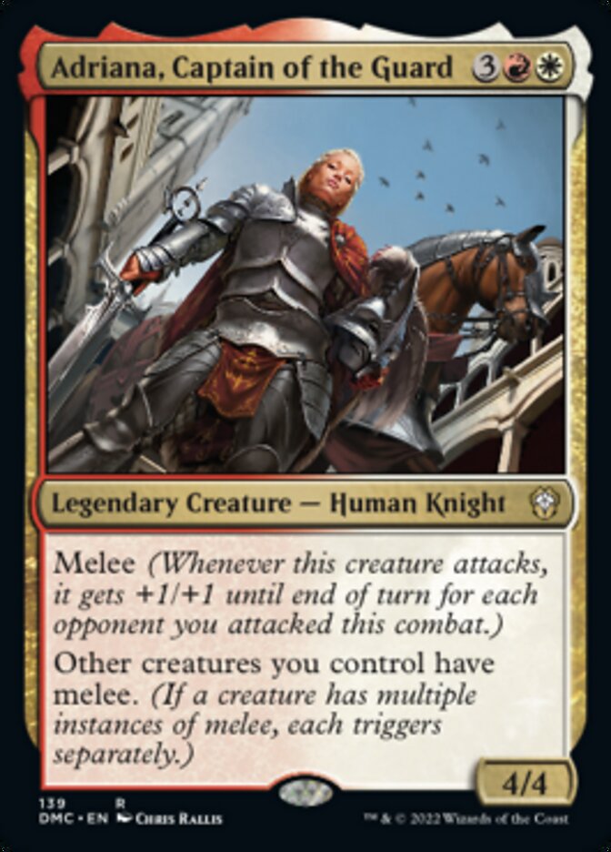 Adriana, Captain of the Guard [Dominaria United Commander] | Jomio and Rueliete's Cards and Comics