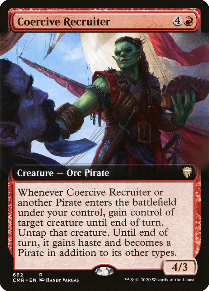 Coercive Recruiter (Extended Art) [Commander Legends] | Jomio and Rueliete's Cards and Comics