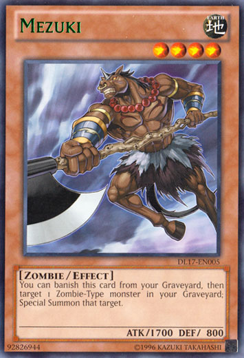 Mezuki (Green) [DL17-EN005] Rare | Jomio and Rueliete's Cards and Comics
