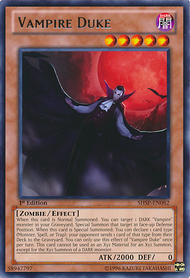 Vampire Duke [SHSP-EN082] Rare | Jomio and Rueliete's Cards and Comics