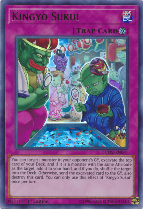 Kingyo Sukui [DUOV-EN031] Ultra Rare | Jomio and Rueliete's Cards and Comics
