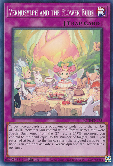 Vernusylph and the Flower Buds [POTE-EN075] Common | Jomio and Rueliete's Cards and Comics