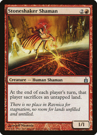 Stoneshaker Shaman [Ravnica: City of Guilds] | Jomio and Rueliete's Cards and Comics