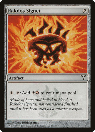 Rakdos Signet [Dissension] | Jomio and Rueliete's Cards and Comics