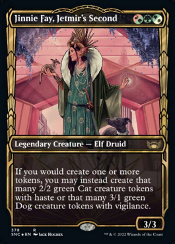 Jinnie Fay, Jetmir's Second (Showcase Golden Age Gilded Foil) [Streets of New Capenna] | Jomio and Rueliete's Cards and Comics