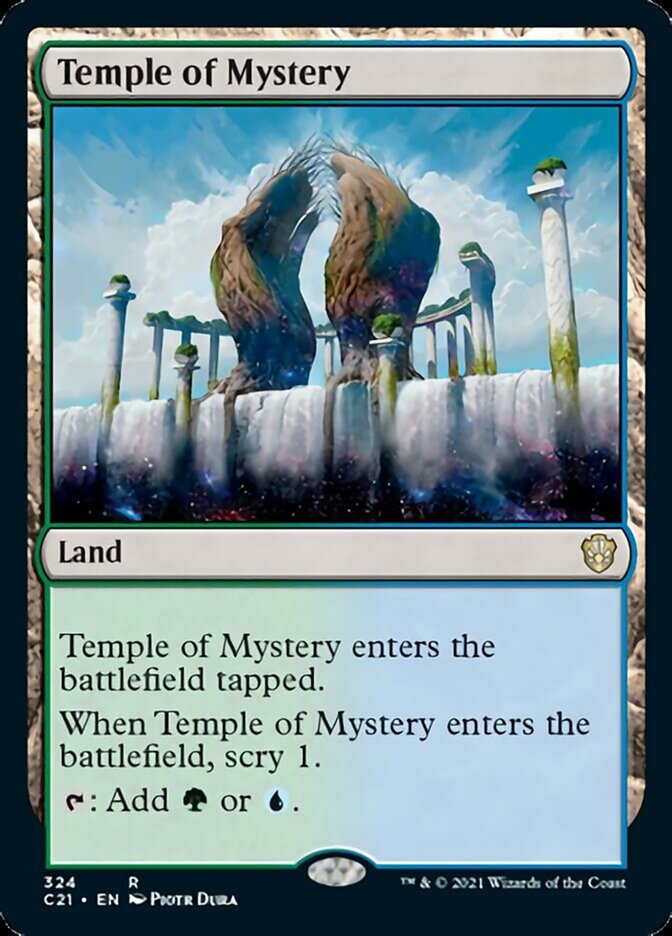 Temple of Mystery [Commander 2021] | Jomio and Rueliete's Cards and Comics