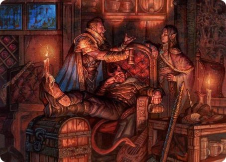 Long Rest Art Card [Dungeons & Dragons: Adventures in the Forgotten Realms Art Series] | Jomio and Rueliete's Cards and Comics