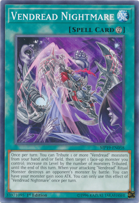 Vendread Nightmare [MP19-EN058] Common | Jomio and Rueliete's Cards and Comics