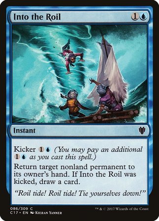 Into the Roil [Commander 2017] | Jomio and Rueliete's Cards and Comics