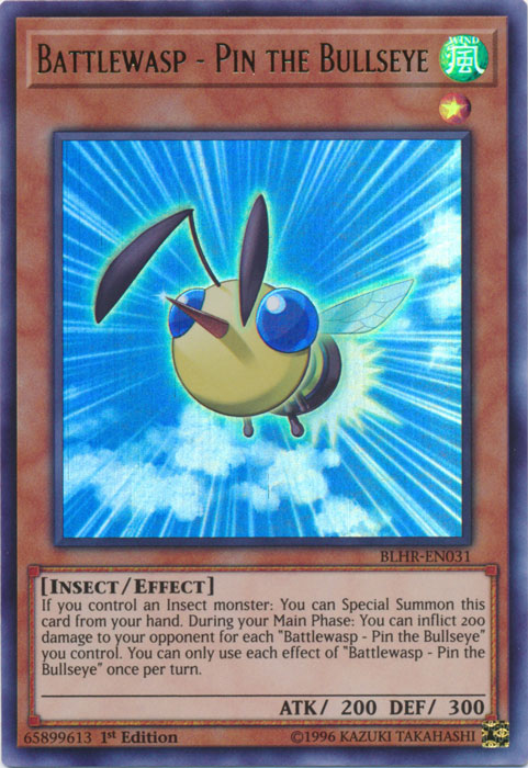 Battlewasp - Pin the Bullseye [BLHR-EN031] Ultra Rare | Jomio and Rueliete's Cards and Comics