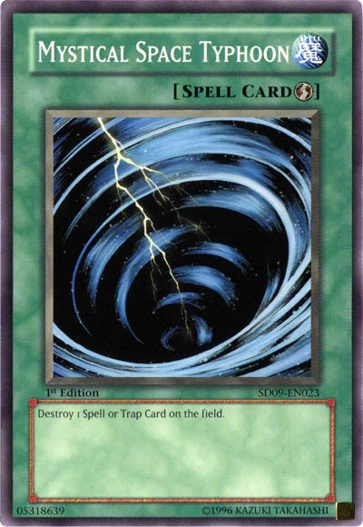 Mystical Space Typhoon [SD09-EN023] Common | Jomio and Rueliete's Cards and Comics