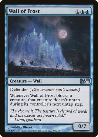 Wall of Frost [Magic 2010] | Jomio and Rueliete's Cards and Comics