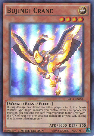 Bujingi Crane [CT11-EN005] Super Rare | Jomio and Rueliete's Cards and Comics