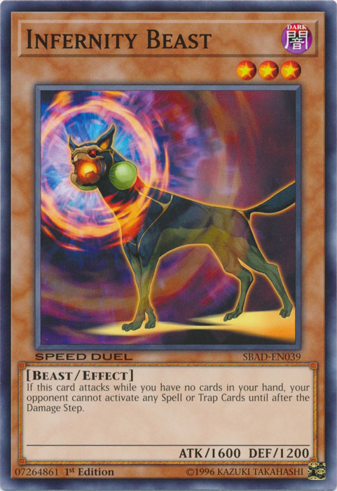 Infernity Beast [SBAD-EN039] Common | Jomio and Rueliete's Cards and Comics