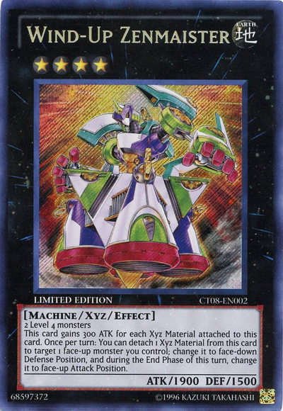 Wind-Up Zenmaister [CT08-EN002] Secret Rare | Jomio and Rueliete's Cards and Comics