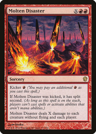 Molten Disaster [Commander 2013] | Jomio and Rueliete's Cards and Comics