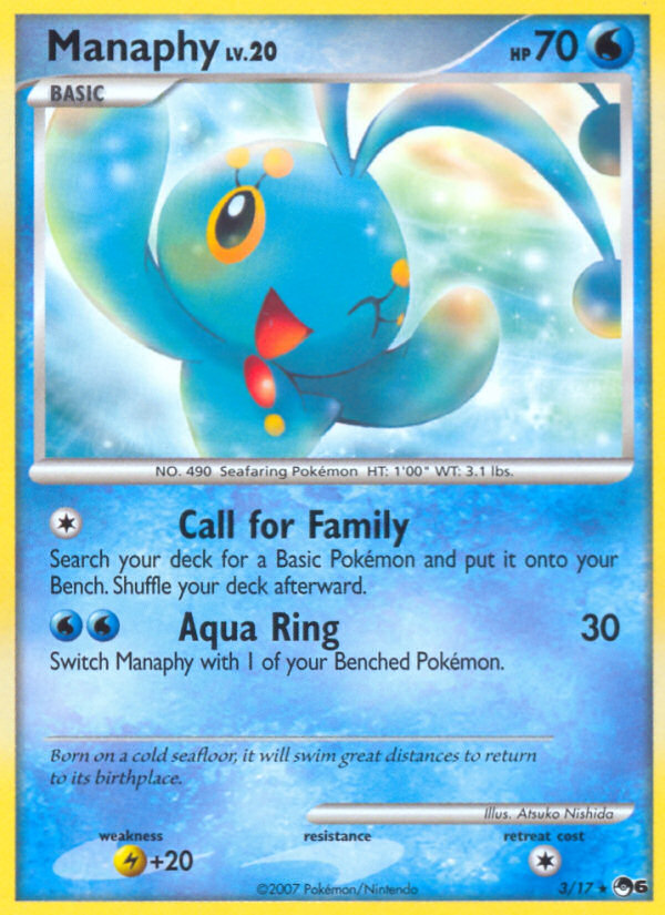Manaphy (3/17) [POP Series 6] | Jomio and Rueliete's Cards and Comics