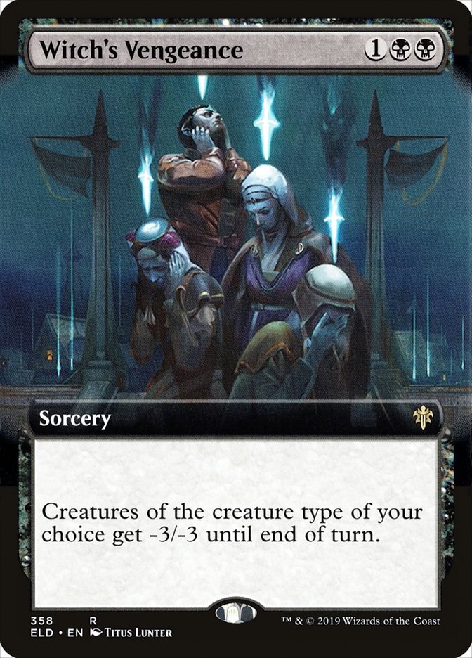 Witch's Vengeance (Extended Art) [Throne of Eldraine] | Jomio and Rueliete's Cards and Comics