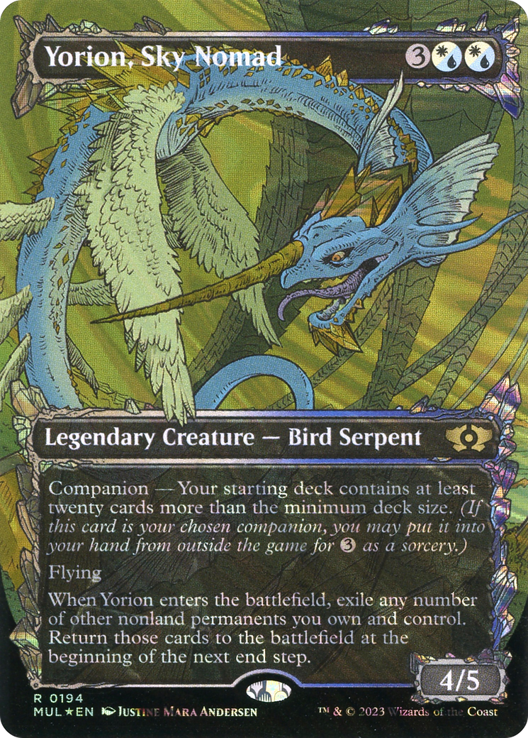 Yorion, Sky Nomad (Halo Foil) [Multiverse Legends] | Jomio and Rueliete's Cards and Comics