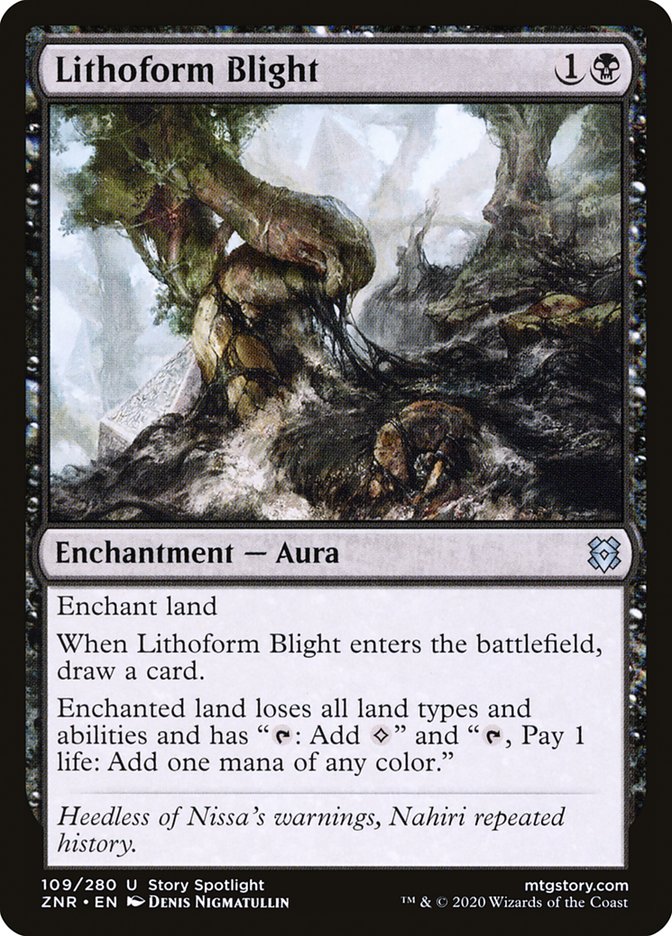 Lithoform Blight [Zendikar Rising] | Jomio and Rueliete's Cards and Comics